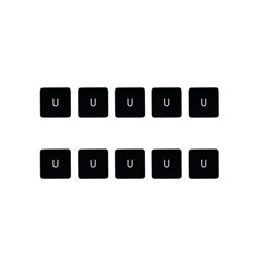 10Pcs Keycaps Letter U Key (Danish Layout) for Macbook Air 13 inch (2020) A2179 / Macbook Pro 13 inch (2020) A2289 Laptop Keyboard