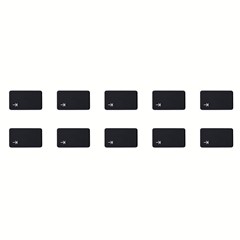 10Pcs Keycaps Symbol TAB? Key (Danish Layout) for Macbook Air 13 inch (2020) A2179 / Macbook Pro 13 inch (2020) A2289 Laptop Keyboard