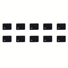 10Pcs Keycaps Symbol SHIFT Left Key (Danish Layout) for Macbook Air 13 inch (2020) A2179 / Macbook Pro 13 inch (2020) A2289 Laptop Keyboard