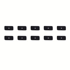 10Pcs Keycaps Symbol Right Arrow ? Key (Danish Layout) for Macbook Air 13 inch (2020) A2179 / Macbook Pro 13 inch (2020) A2289 Laptop Keyboard