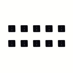 10Pcs Keycaps Symbol : Key (Danish Layout) for Macbook Air 13 inch (2020) A2179 / Macbook Pro 13 inch (2020) A2289 Laptop Keyboard