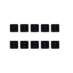 10Pcs Keycaps Symbol - Key (Danish Layout) for Macbook Air 13 inch (2020) A2179 / Macbook Pro 13 inch (2020) A2289 Laptop Keyboard