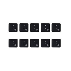 10Pcs Keycaps Symbol @ Key (Danish Layout) for Macbook Air 13 inch (2020) A2179 / Macbook Pro 13 inch (2020) A2289 Laptop Keyboard