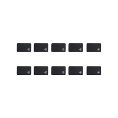 10Pcs Keycaps Symbol Backspace Key (Danish Layout) for Macbook Air 13 inch (2018) A1932 / Macbook Pro 13 inch (2017) A1706 Laptop Keyboard