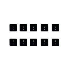 10Pcs Keycaps Symbol ; Key (Danish Layout) for Macbook Air 13 inch (2018) A1932 / Macbook Pro 13 inch (2017) A1706 Laptop Keyboard