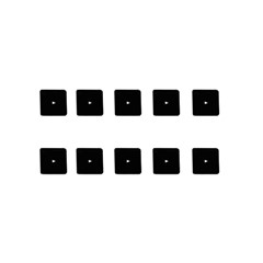 10Pcs Keycaps Symbol Right Arrow ? Key (Danish Layout) for Macbook Air 13 inch (2018) A1932 / Macbook Pro 13 inch (2017) A1706 Laptop Keyboard
