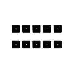 10Pcs Keycaps Symbol Left Arrow ? Key (Danish Layout) for Macbook Air 13 inch (2018) A1932 / Macbook Pro 13 inch (2017) A1706 Laptop Keyboard