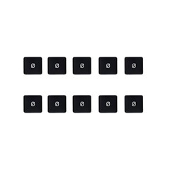 10Pcs Keycaps Symbol Key (Danish Layout) for Macbook Air 13 inch (2018) A1932 / Macbook Pro 13 inch (2017) A1706 Laptop Keyboard