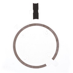 For iPhone 15 Pro / 15 Pro Max 1 Set Magnetic Ring Sticker Replacement Part (without Logo)