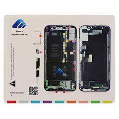 Magnetic Screw Mat for iPhone X Work Pad Phone Repairing Tool Mat