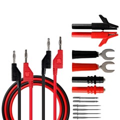 BEST BST-080-JP Assembled Test Leads with Stackable Banana Plugs