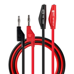 BEST BST-060-JP Stackable Banana Plug to Alligator Clip Test Leads