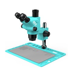 RF4 RF6565TVD2 6.5X-65X Continuous Zoom Triocular Microscope Large Space Circuit Repair Tool
