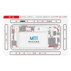 MAANT For iPhone 13 Double-Sided Magnetic Screw Positioning Soft Mat Phone Repair Tool