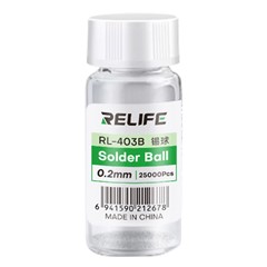 RELIFE RL-403B 25000Pcs / Bottle 183°C Leaded Solder Balls 0.2mm BGA Rework Chip Repair Tool