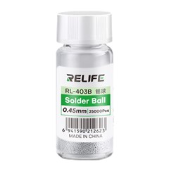 RELIFE RL-403B 25000Pcs / Bottle 183°C Leaded Solder Balls 0.45mm BGA Rework Chip Repair Tool