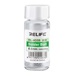 RELIFE RL-403B 25000Pcs / Bottle 183°C Leaded Solder Balls 0.5mm BGA Rework Chip Repair Tool