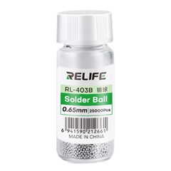 RELIFE RL-403B 25000Pcs / Bottle 183°C Leaded Solder Balls 0.65mm BGA Rework Chip Repair Tool