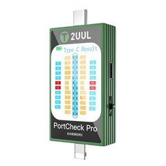 2UUL PW31 Portcheck Pro iP  /  Type C Port Mobile Phone Tail Plug Tester 5V 2A Automatic Fault Detector