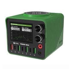 2UUL PC01 Power Max Multi-Port Charger 200W Adjustable Voltage Power Supply Wireless Charging Repair Station