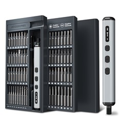 JIAFA 76 in 1 Electric Screwdriver Set with Drill Function Precision Repair Tool Kit