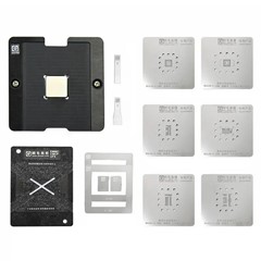 AMAOE Universal Repair Platform BGA Reballing Stencil Kit Chip Repair Tool for Phone / TV EMMC BGA 153 162 169 186 221 254