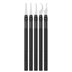 MAANT M075 5Pcs / Set Phone Repair Tools Pry Bar Kit Motherboard Scraper for Chip Removal / Adhesive Removal