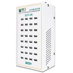 BEST 32T-2A 32 Port Multi Function Charging Station USB Charger Smart Fast Charging for Multiple Devices