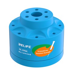RELIFE RL-078A Rotating Storage Box for Screwdrivers Bits Soldering Tips 14-Hole Organizer Tool
