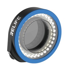 RELIFE RL-033E Pro 32 LEDs Dual Polarized Light Source Dimmable Brightness Microscope Ring Light