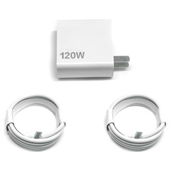 I2C C09 240W Charger Adapter Set with 2 Cable, 120W GaN Fast Charging Wall Charger for Phones / Laptops / Tablets