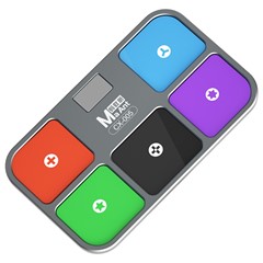 MAANT CX-005 Magnetic Storage Board 5 Compartment Organizer Rubber Magnetic Tiles For Screws And Tools