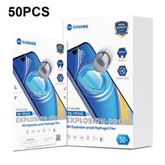 SUNSHINE SS-TP350 50 PCS HD Hydrogel Film Explosion Proof Ultra Clear Display Anti Scratch Screen Protector