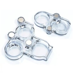 YCS-JGZ 2Pcs Camera Lens Cover Magnetic Protector for iPhone Lens Repairing