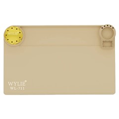 WYLIE WL-711 Heat Insulation Silicone Work Mat 450 x 280mm for Phone Screen Motherboard Repair Tools - Gold
