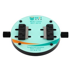 BEST BST-001X Toughened Insulated Glass Fixture for Motherboard / Chip Anti Static Clamping Fixed Tool