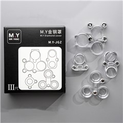 MY 1 Set For iPhone 17 Series Rear Camera Protector Dot Matrix Anti Dust Camera Diamond Cover