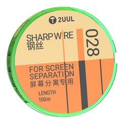 2UUL 028 GS Series 100m Sharp Wire for Curved Screen Separation Phone Repair Steel Wire - Green