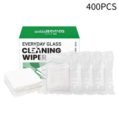 2UUL CL05 400Pcs Everyday Glass Cleaning Wiper Disposable Dust Removal Cloth - White