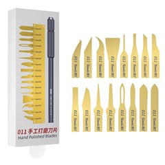 DIANLI 011 16-in-1 Multi-Function Adhesive Removal Tool Set Ultra Thin Blades For Electronics Repair