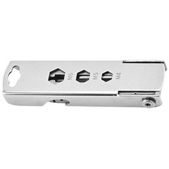 7 in 1 Stainless Steel Multi-Function Tool SIM Card Ejector Screwdriver Bottle Opener Nail File Set