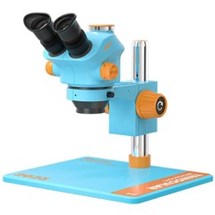 RELIFE RL-M5T-B11 Trinocular HD Microscope 7-50X Zoom Microscope for Phone Repair