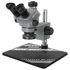 RELIFE RL-M5T Pro-B11 Trinocular HD Microscope 7-50X Zoom for PCB Inspection Repair
