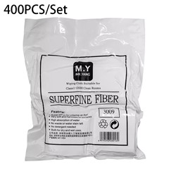 MY 400Pcs Lint Free Cleaning Cloth Superfine Fiber Dust Free Wipes for Electronics Repair