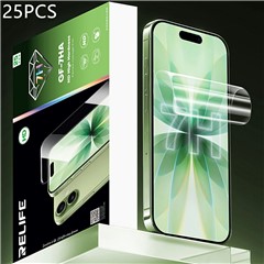 RELIFE GF-7HA 25Pcs 7H Hardness Screen Protector HD Clear Full Cover PET Hydrogel Film (Work with SUNSHINE C4 Pro / C4 Pro Max) - Transparent