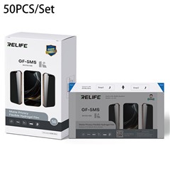 RELIFE GF-5MS 50Pcs Matte Privacy Hydrogel Film Anti-peep Full Screen Protector (Work with SUNSHINE C3 Mix Ultra)