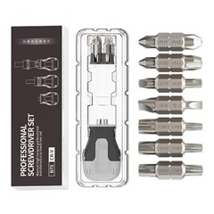 JIAFA 15 in 1 Dual Head Ratchet Screwdriver Set 14Pcs CRV Bits Magnetic Professional Repair Tool