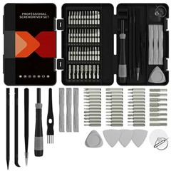 JIAFA 58 in 1 Precision Screwdriver Set CRV Magnetic Bits PP Handle Screwdriver for Phone Repair