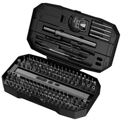 JIAFA 153 in 1 Electric Screwdriver Set S2 Steel Bits LED Light Screwdriver for Phone Laptop Repair