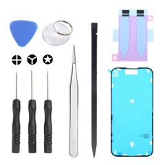 JF-8162 For iPhone 16 Plus 9 in 1 Battery Repair Tool Kit with Adhesive Pry Tools Screwdriver Set